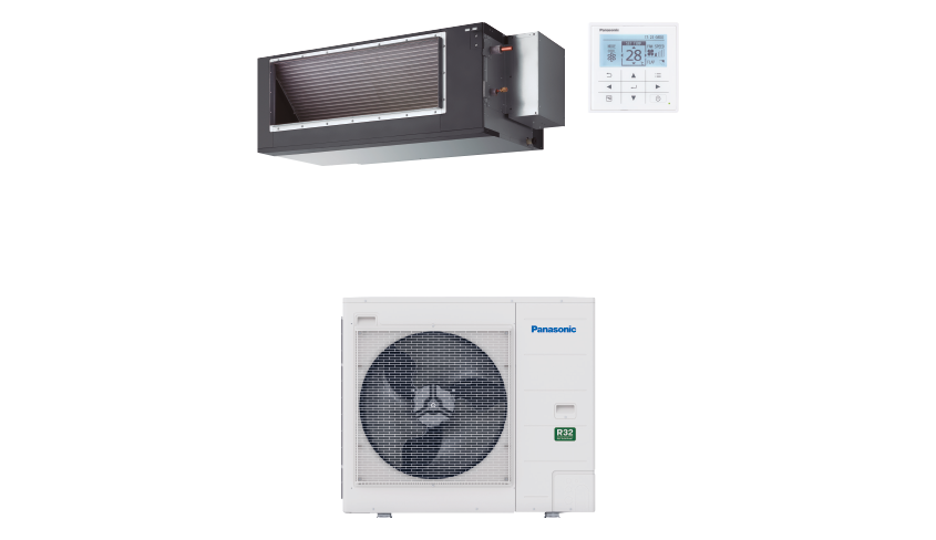 Sistem Panasonic Big PACi NX de înaltă presiune statică cu ascundere 20,0-25,0 kW, 25 kW, R32