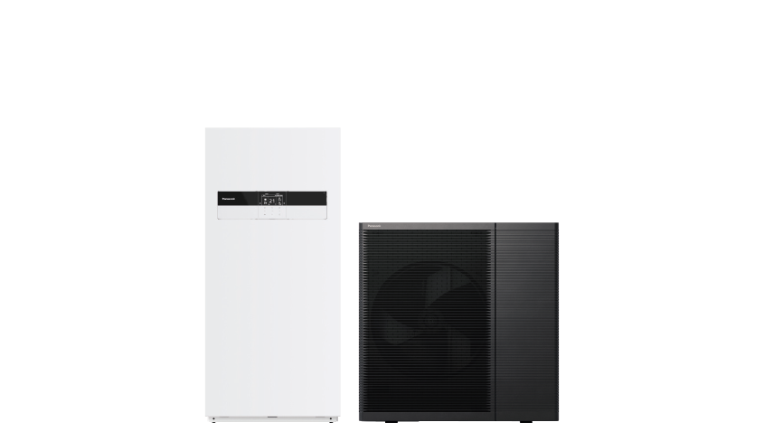 Pompa de caldura Panasonic Divizare hidraulică toate într-un rezervor DHW de 120 l Seria L 1 fază, 9 kW, R290