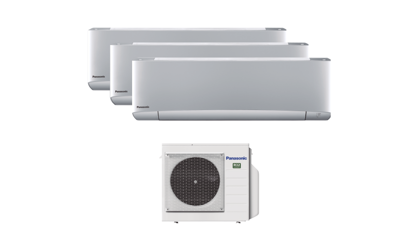 Aparat de aer conditionat Panasonic Kits Multi Split Etherea Day & Night 3 Rooms, 5,2 kW, R32
