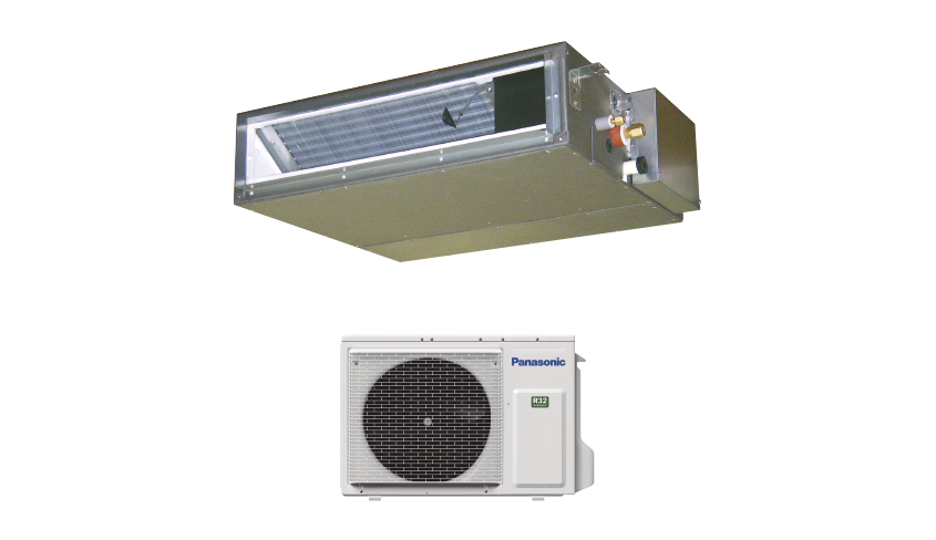 Aparat de aer conditionat Panasonic Presiune statică scăzută Ascundere invertor de distanță, 6 kW, R32
