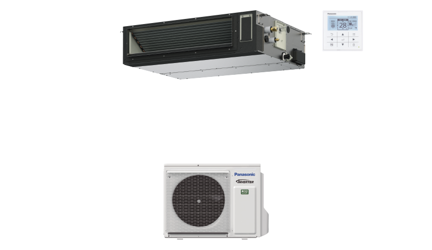 Sistem Panasonic PACi Seria PACi NX Elite, unitate cu tubulatură adaptivă, Invertor+, 3,6 kW, R32