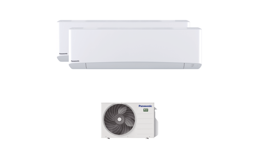 Aparat de aer conditionat Panasonic Kits Multi Split Etherea Simultaneous 2 Rooms, 5 kW, R32